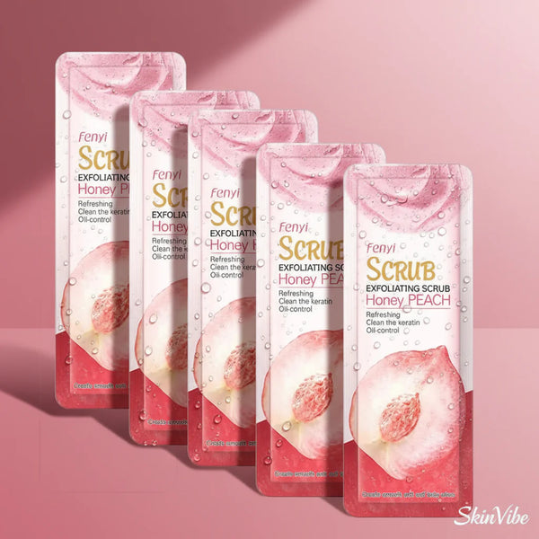 SkinVibe™ Gommage Pêche – 1/5/10 pcs | Hydratant, Exfoliant & Soin du Corps