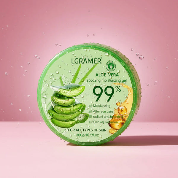SkinVibe™ LGRAMER Gel Aloe Vera 99% – Hydratant & Apaisant