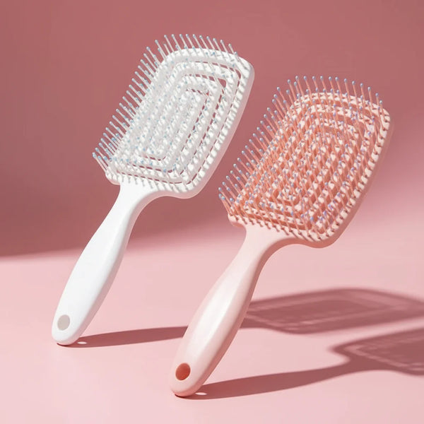 SkinVibe™  Brosse Massante Élastique – Démêle & Stimule